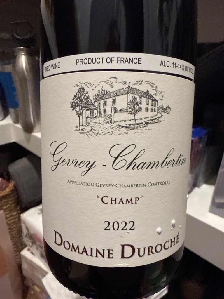 2015 Domaine Duroché Gevrey-Chambertin Champ - CellarTracker