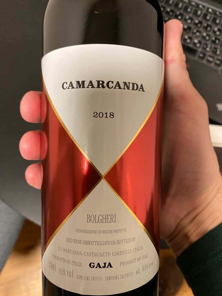 2018 Ca' Marcanda (Gaja) Bolgheri Camarcanda - CellarTracker