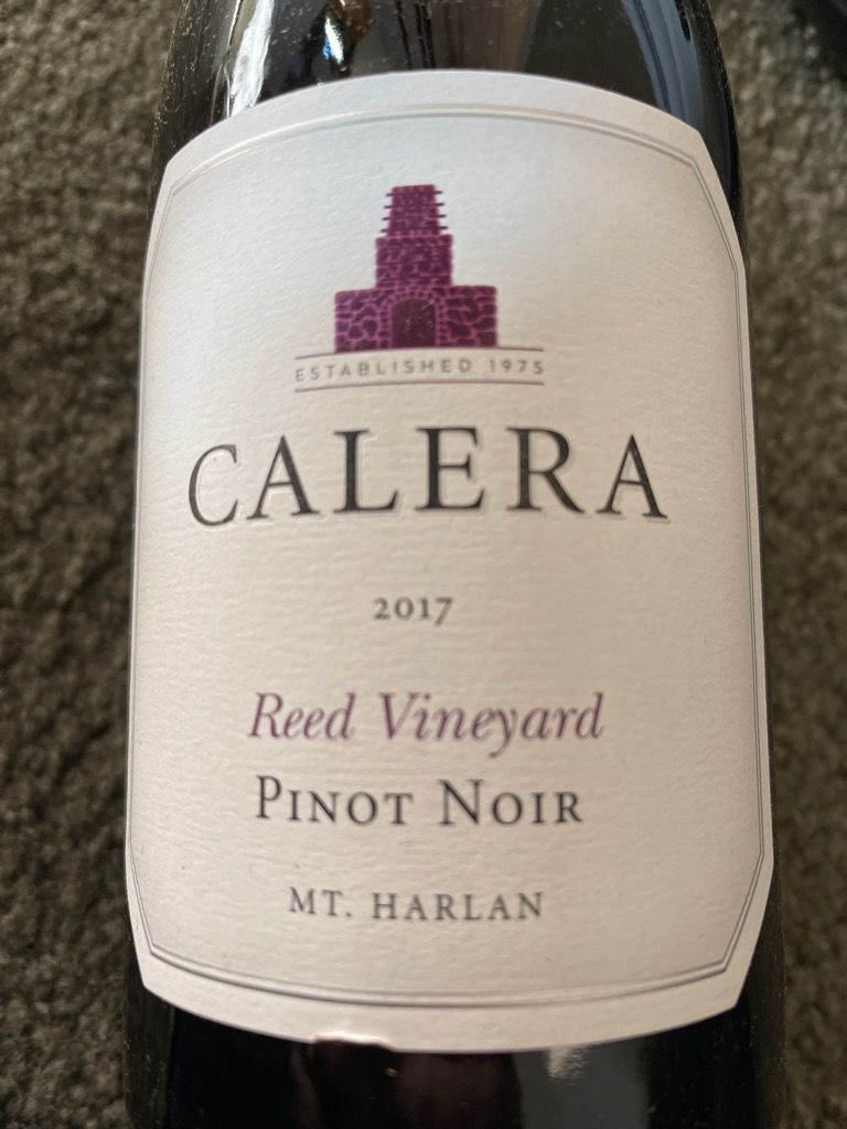 2017 Calera Pinot Noir Reed Vineyard - CellarTracker