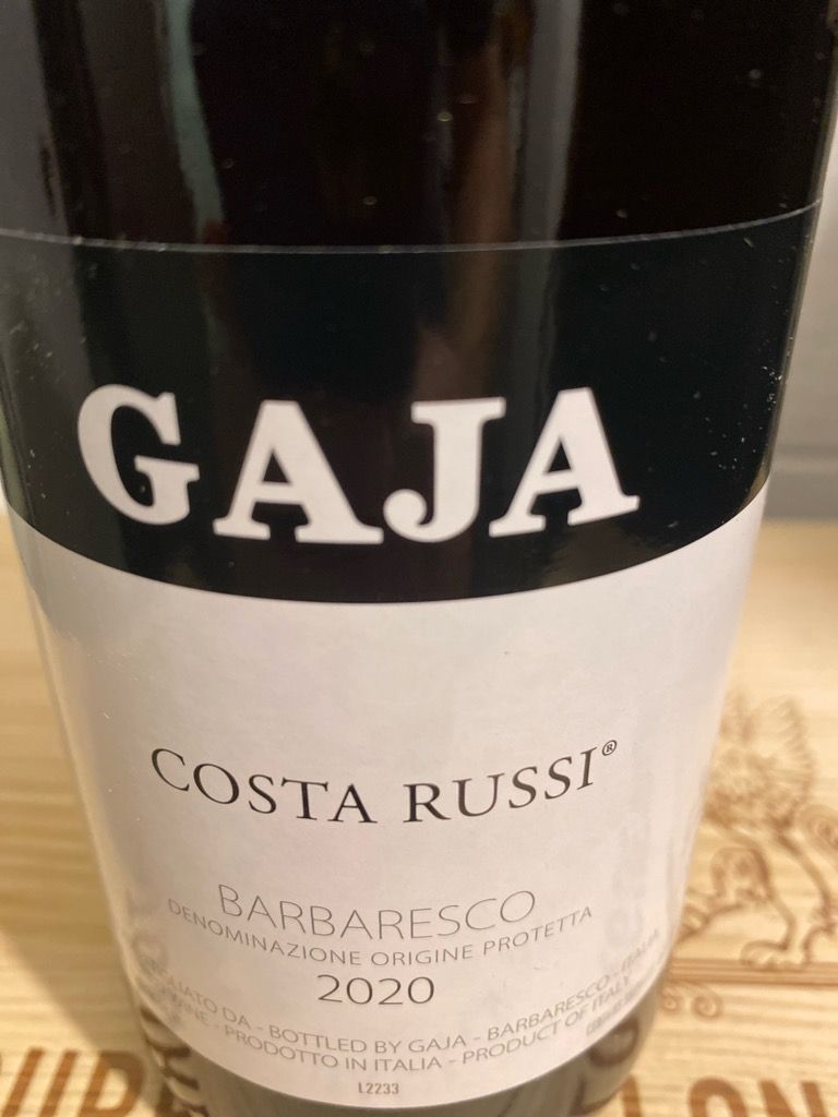 1993 Gaja Barbaresco Costa Russi - CellarTracker