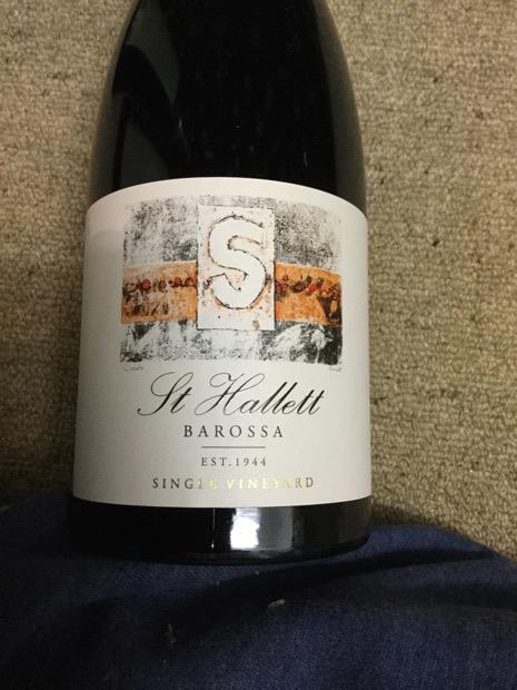 St hallett obst single vineyard shiraz 2020