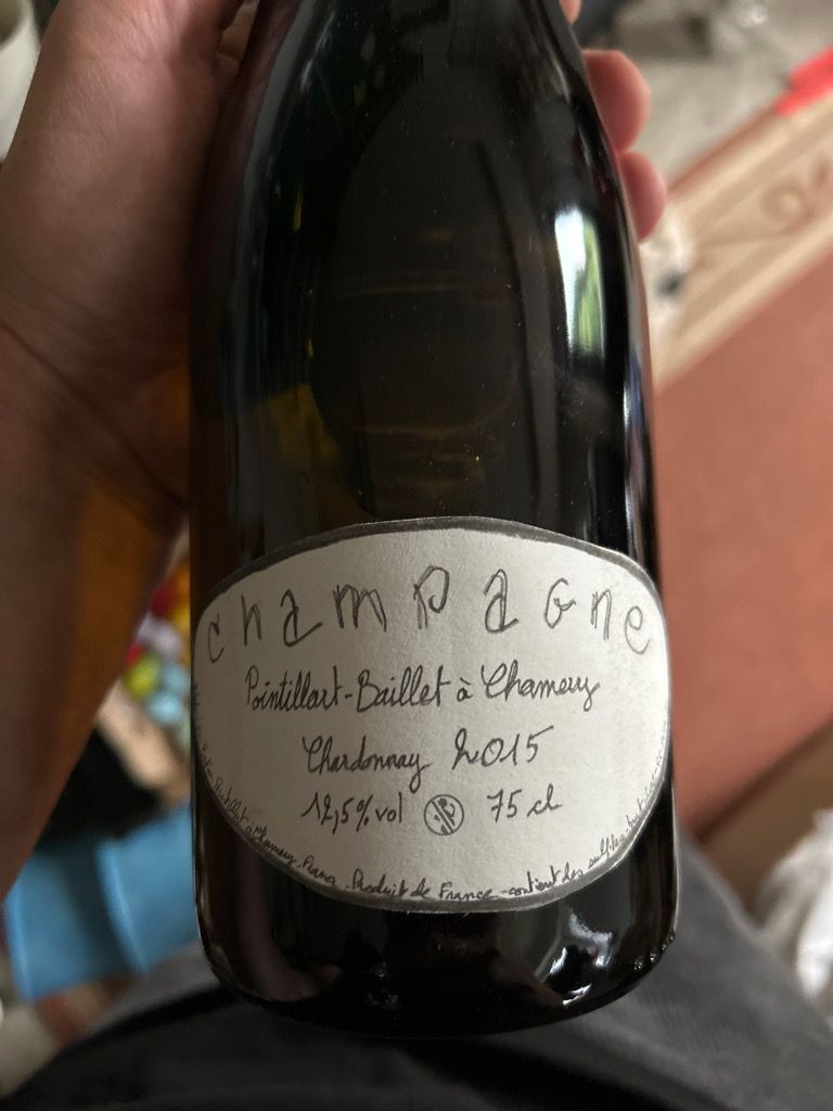 希少品　Bastien Pointillart Chardonnay 2015 2015 Bastien Pointillart Champagne Blanc de Blancs - CellarTracker