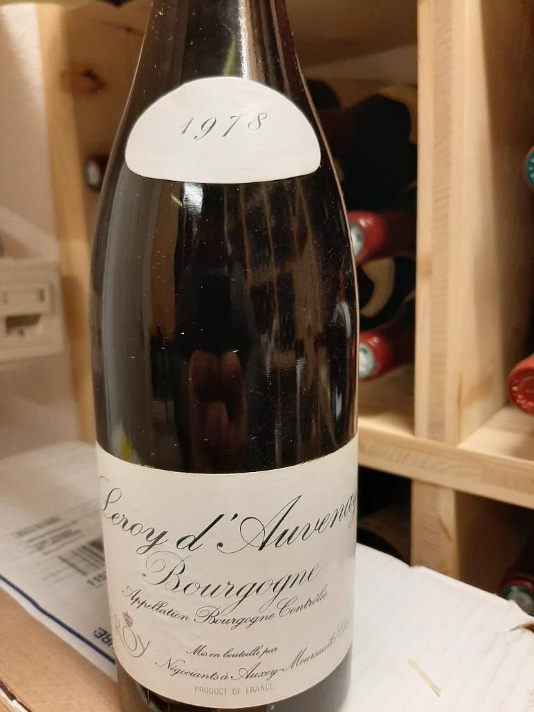 1978 Maison Leroy Bourgogne Leroy d'Auvenay - CellarTracker