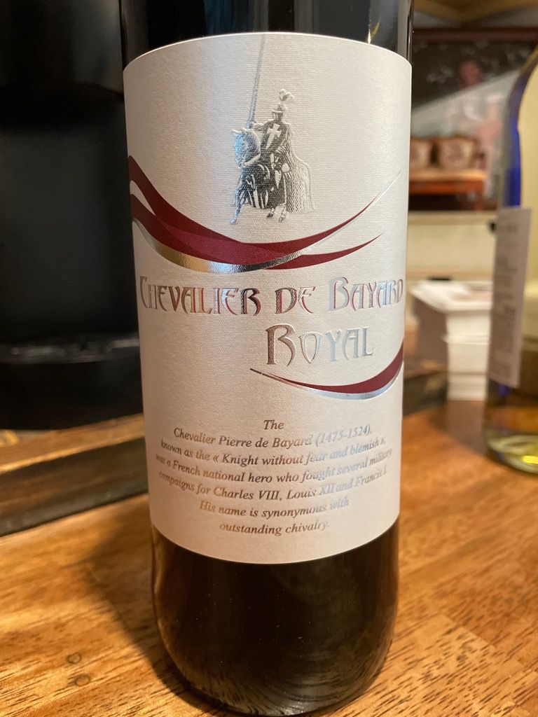 2021 Chevalier de Bayard Cabernet Sauvignon Royal - CellarTracker