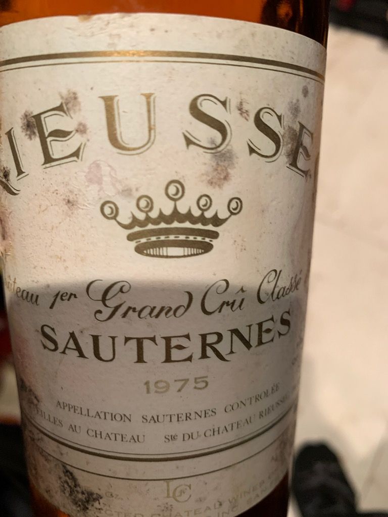 1975 Château Rieussec - CellarTracker