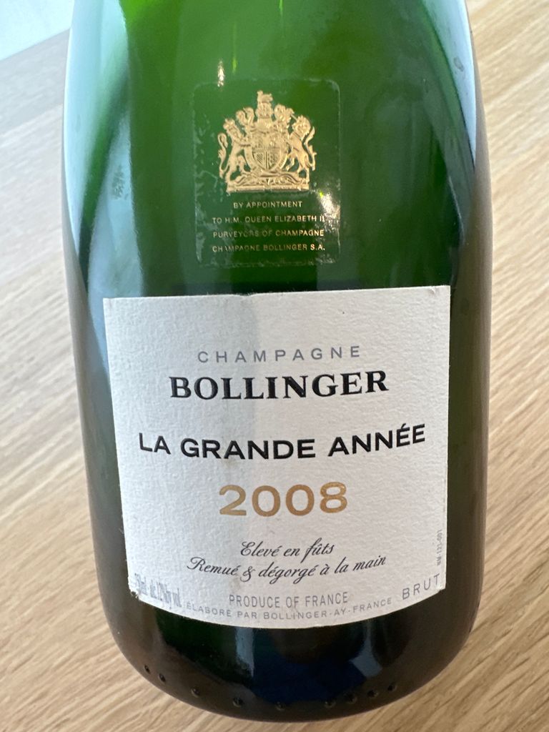 Bollinger La Grande Année/ボランジェグランダネ2007 Champagne Bollinger La Grande Année 2007