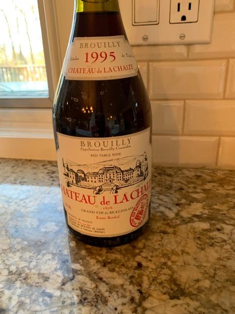 1995 Ch teau De La Chaize Brouilly France Burgundy Beaujolais 