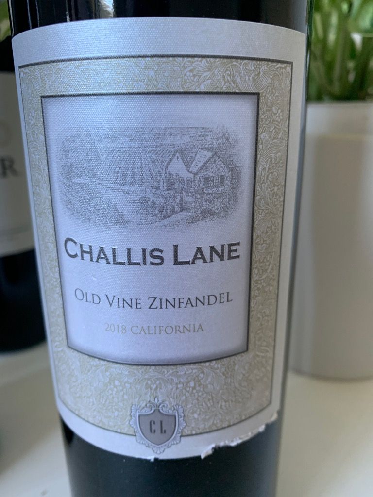 2018 Challis Lane Old Vine Zinfandel, USA, California CellarTracker