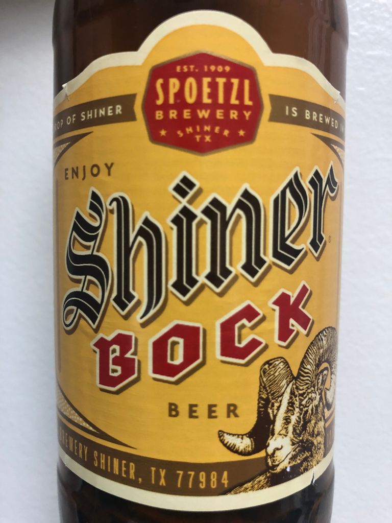 NV Spoetzl Brewery Shiner Bock, USA, Texas CellarTracker