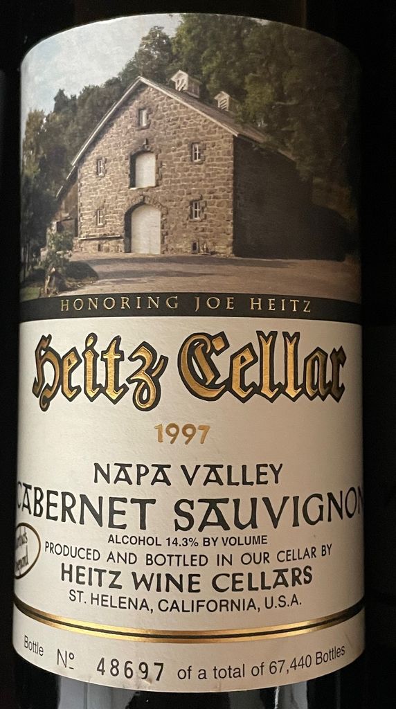 1997 Heitz Cellar Cabernet Sauvignon Martha's Vineyard - CellarTracker