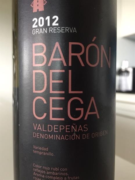 2014 Baron del Cega Valdepeñas Gran Reserva - CellarTracker