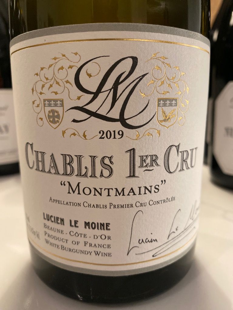 2016 Lucien Le Moine Chablis 1er Cru Montmains - CellarTracker