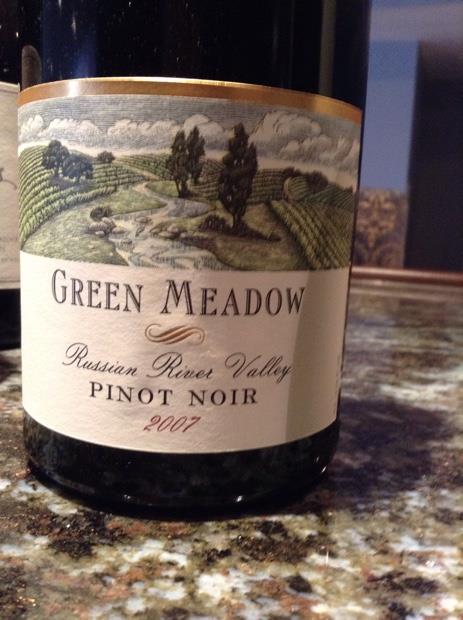 Green Rows Pinot 2006 Green Meadow Pinot Noir, USA, California, Sonoma County, Russian ...