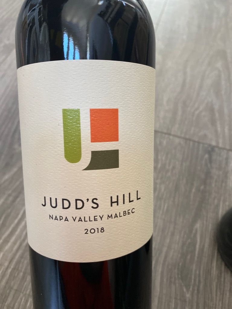2018 Judd's Hill Malbec, USA, California, Napa Valley CellarTracker