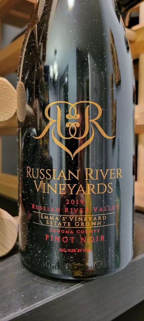 2019 Russian River Vineyards Pinot Noir Emma's Vineyard Russian River ...
