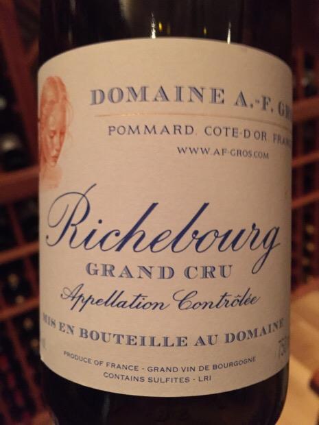 2010 Domaine A.-F. Gros Richebourg - CellarTracker