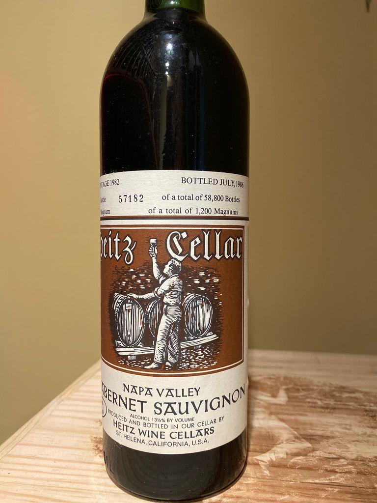1986 Heitz Cellar Cabernet Sauvignon Martha's Vineyard - CellarTracker