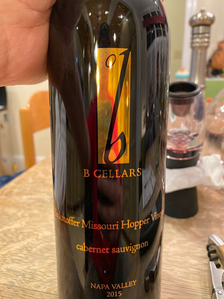 Community Tasting Note - 2015 B Cellars Cabernet Sauvignon Beckstoffer ...