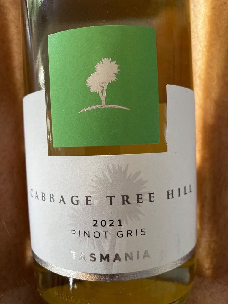 2021 Cabbage Tree Hill Pinot Gris, Australia, Tasmania, Tamar Valley