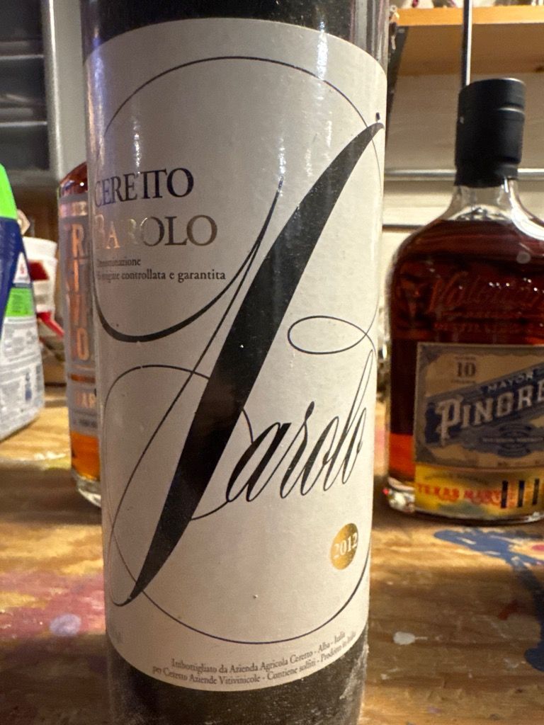 2012 Ceretto Barolo - CellarTracker