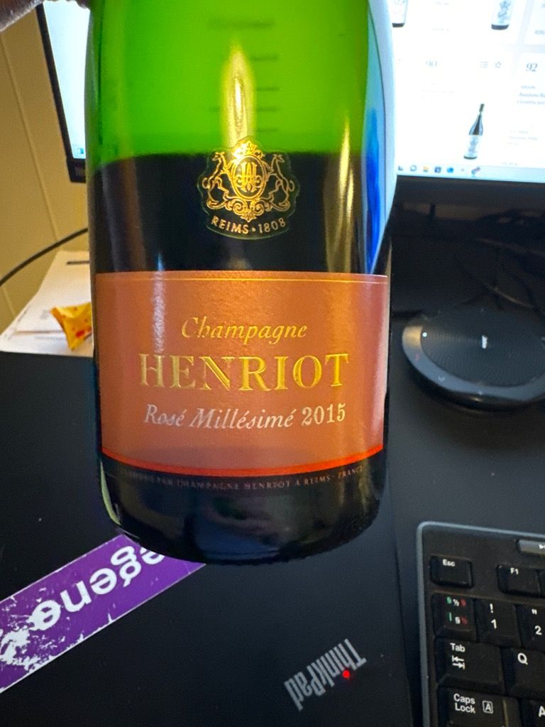 Henriot Rosé Millésimé 2015 750ml 2015 Henriot Champagne Brut Millésimé Rosé - CellarTracker