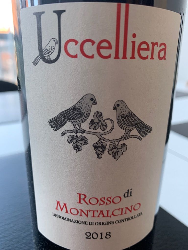 2018 Uccelliera Rosso di Montalcino, Italy, Tuscany, Montalcino, Rosso ...