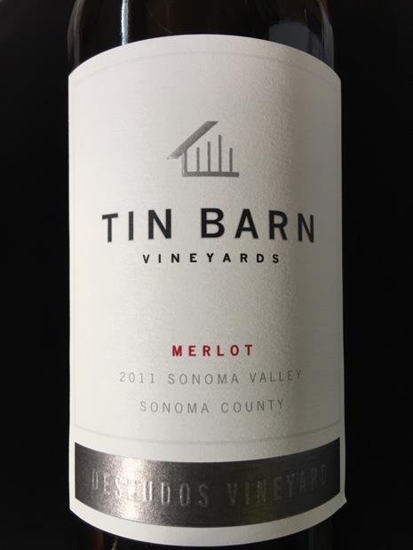 2011 Tin Barn Vineyards Merlot Desnudos Vineyard Usa California