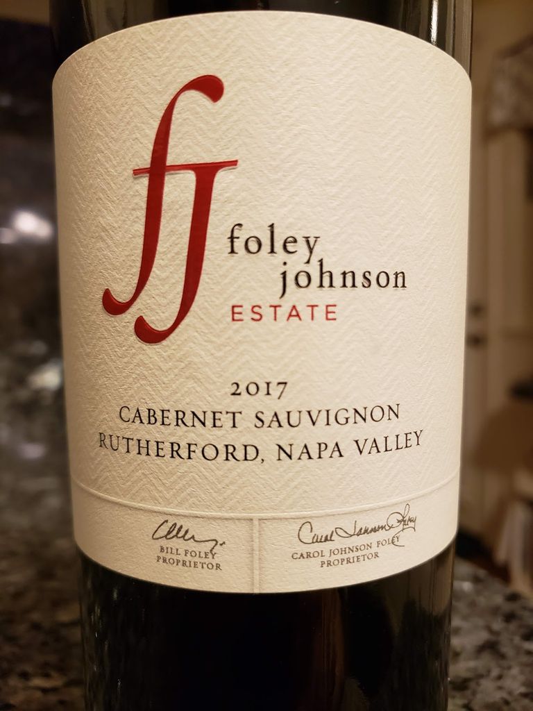 2017 Foley Johnson Cabernet Sauvignon Estate, USA, California, Napa ...