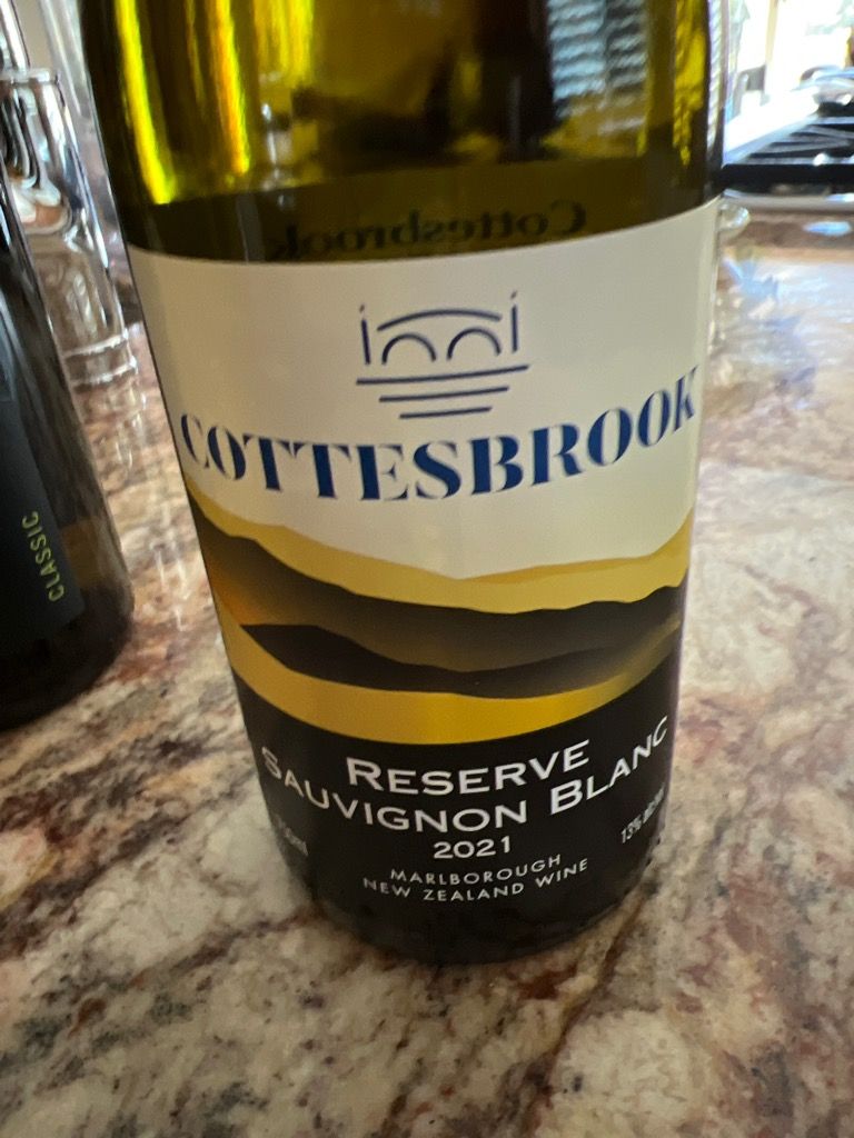 2022 Cottesbrook Sauvignon Blanc Reserve, New Zealand, South Island ...