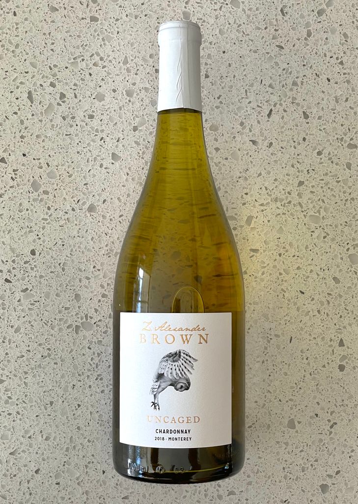 2018 Z. Alexander Brown Chardonnay Uncaged, USA, California, Central