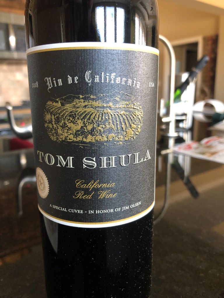 Tom Shula California Red 2018