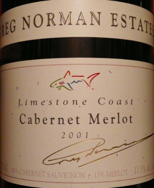 2001 Greg Norman Australia Estates Merlot, Australia, South
