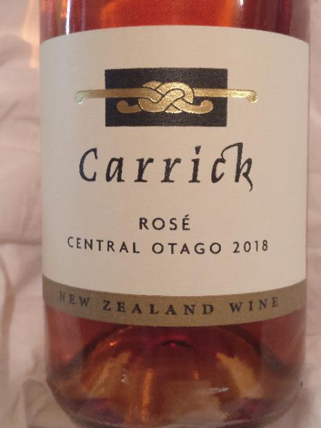 2018 Carrick Pinot Noir Rosé, New Zealand, South Island, Otago, Central ...