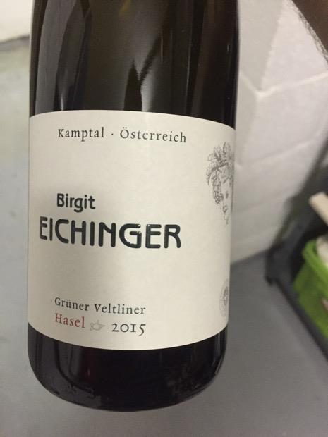 2015 Birgit Eichinger Grüner Veltliner Hasel, Austria, Niederösterreich ...