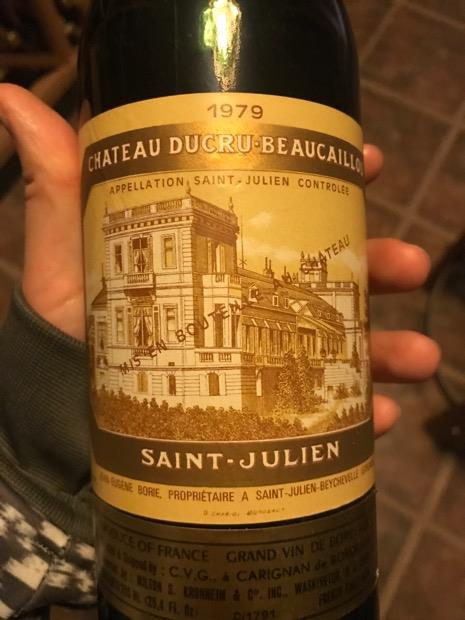 ビンテージワイン 1979 Chateau Ducru Beaucaillou 1979 Chateau Ducru-Beaucaillou, Saint-Julien, France