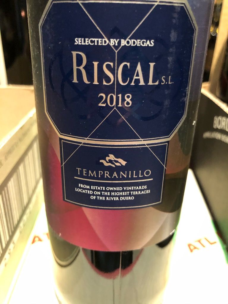 Riscal Riscal 1860 CellarTracker de 2018 - Tempranillo Marqués