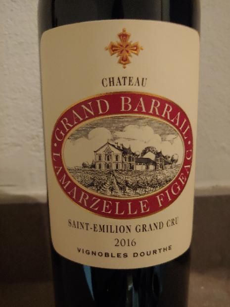 2016 Château Grand Barrail Lamarzelle Figeac - CellarTracker