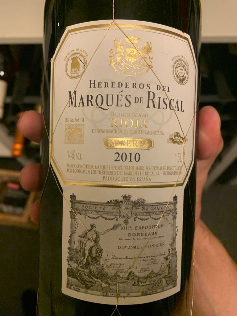 2010 Marqu s de Riscal Rioja Reserva CellarTracker