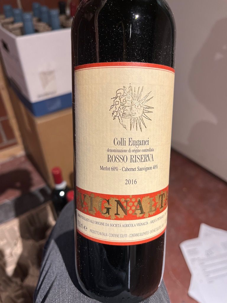 2016 Vignalta Colli Euganei Rosso Riserva, Italy, Veneto, Colli Euganei ...