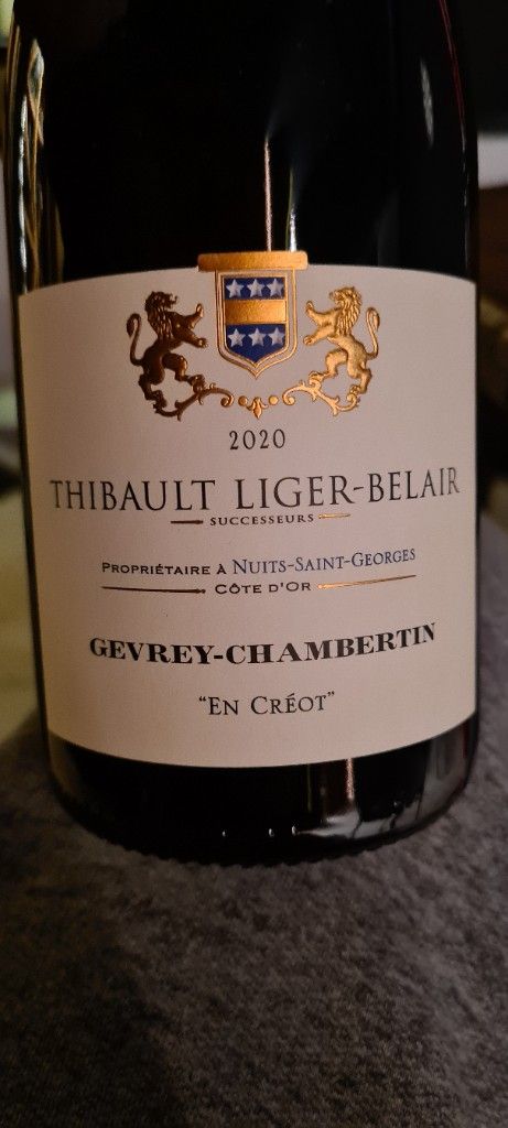 2021 Thibault Liger-Belair Gevrey-Chambertin En Créot - CellarTracker