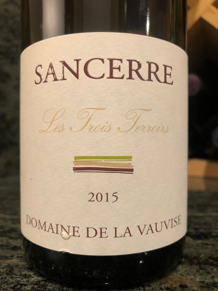 2014 Domaine De La Vauvise Sancerre Les Trois Terroirs - CellarTracker