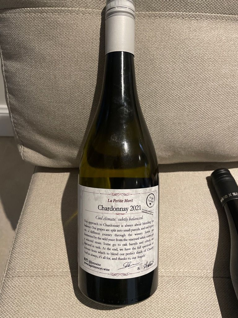 2022 Bents Road Chardonnay La Petite Mort - CellarTracker