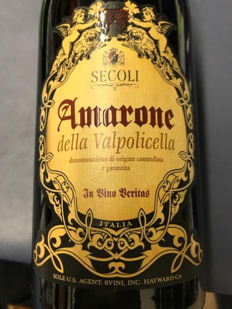 2015 Secoli Amarone della Valpolicella - CellarTracker