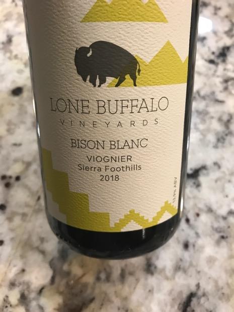 Lone Buffalo Viognier Bison Blanc Usa California Sierra Foothills Cellartracker