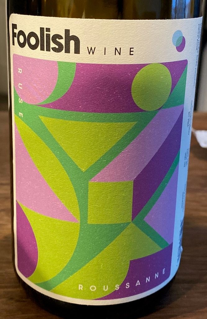 2021 Foolish Wine Roussanne Ruse, Canada, British Columbia, Okanagan