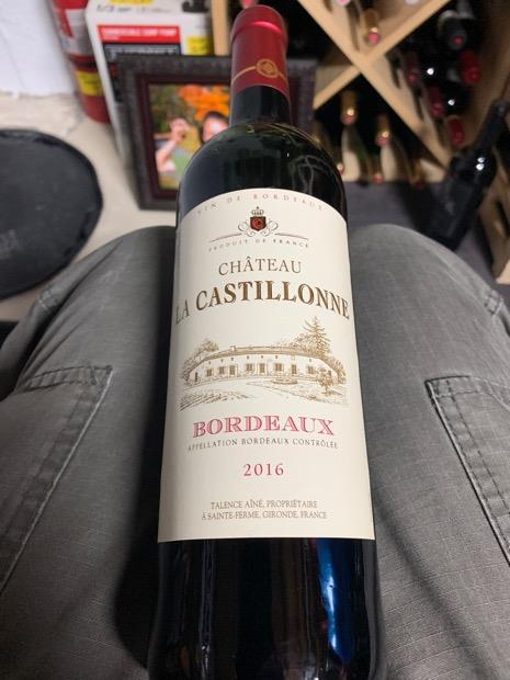 2016 Château La Castillonne Bordeaux Blanc - CellarTracker