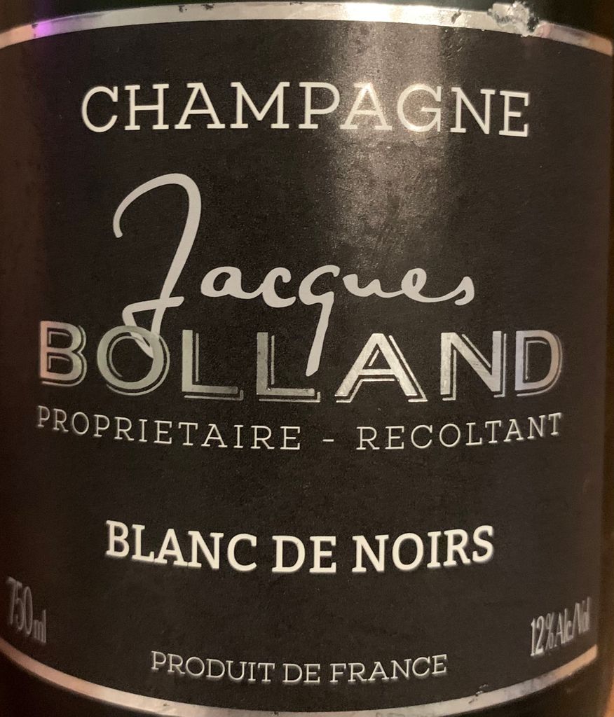 N.V. Jacques Bolland Champagne Blanc de Noirs CellarTracker