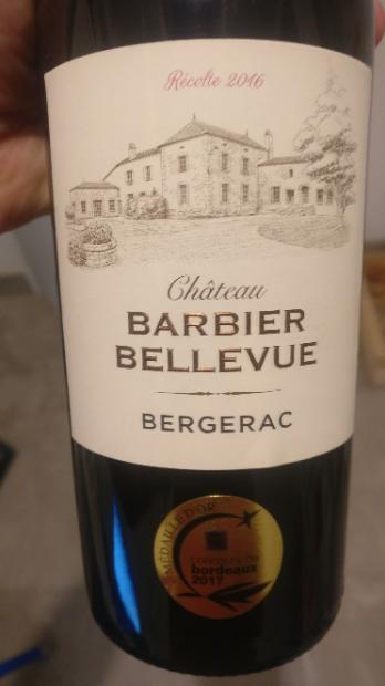 Barbier Bellevue Bergerac, France, Southwest France, Bergerac - CellarTracker