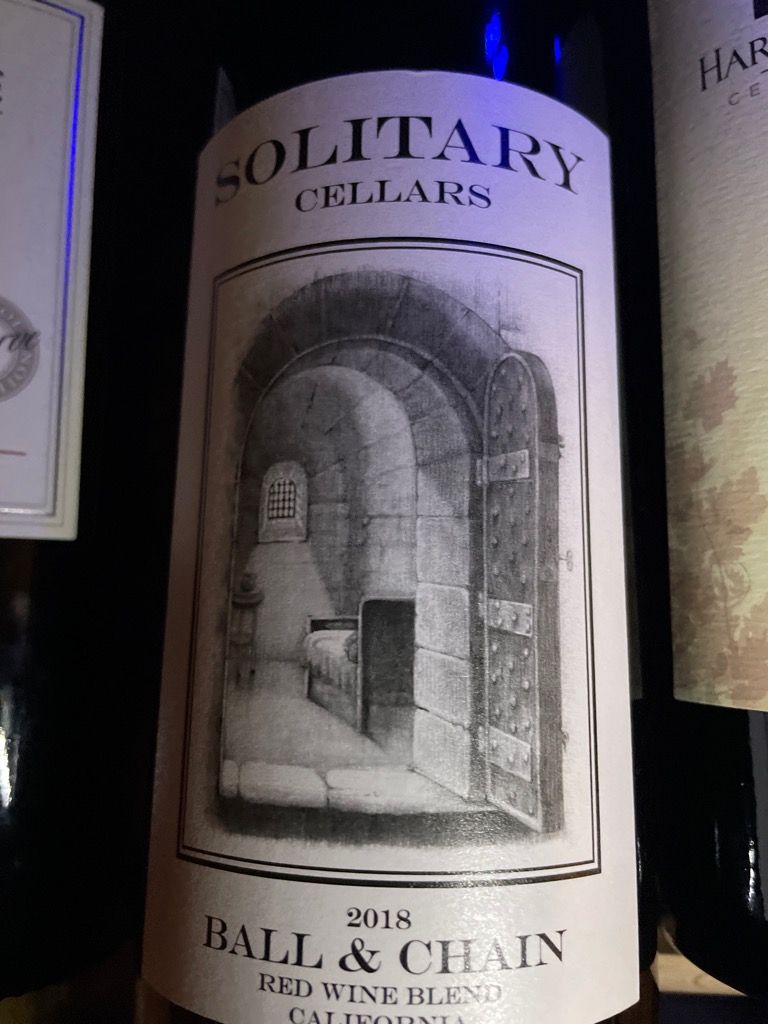 2019 Solitary Cellars Ball & Chain, USA, California - CellarTracker