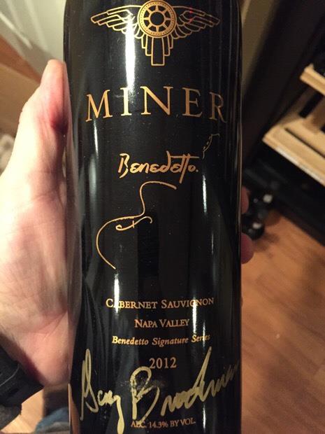2015 Miner Family Cabernet Sauvignon Benedetto - CellarTracker